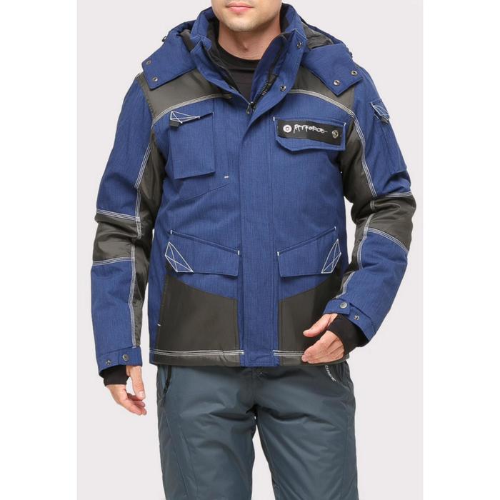 фото Куртка горнолыжная мужская темно-синего цвета, размер 50 mtforce