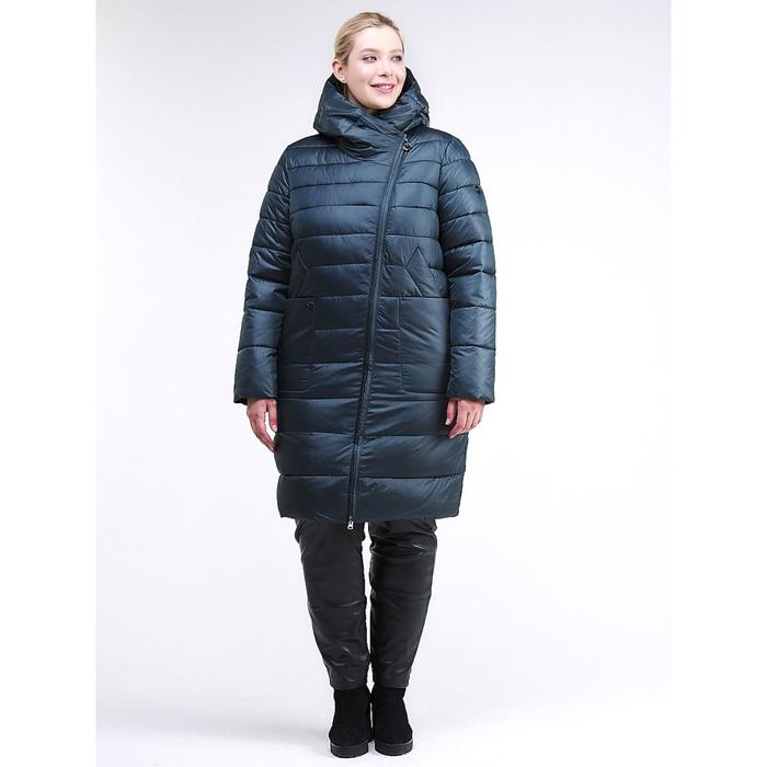 фото Куртка зимняя женская классика болотного цвета, размер 48 mtforce