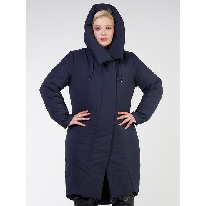 фото Куртка зимняя женская классическая темно-синего цвета, размер 46-48 mtforce