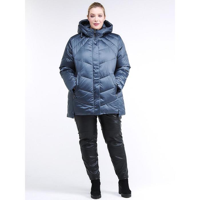 фото Куртка зимняя женская стеганная синего цвета, размер 70-72 mtforce