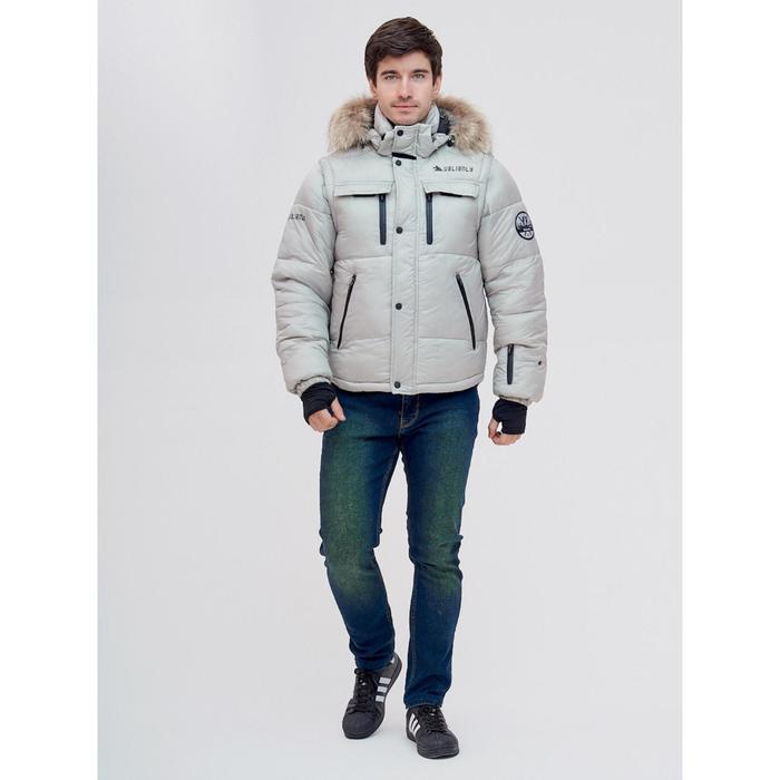 фото Куртка и безрукавка мужская valianly бежевого цвета, размер 48 mtforce