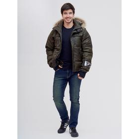 

Куртка и безрукавка мужская, размер 48, цвет хаки