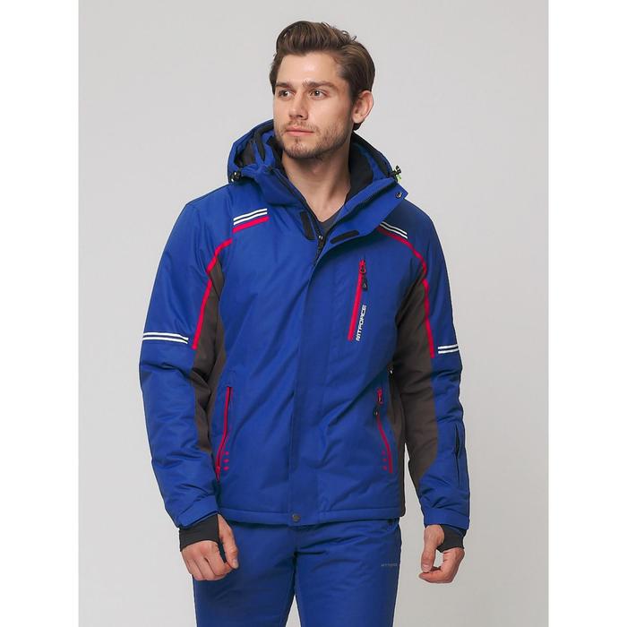 фото Мужская зимняя горнолыжная куртка синего цвета, размер 56 mtforce