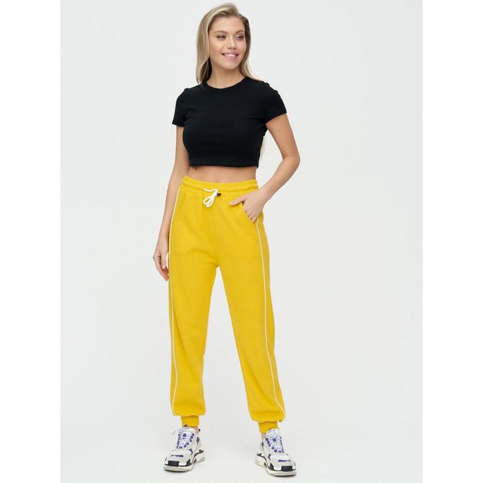 фото Спортивные брюки женские желтого цвета, размер 42 mtforce