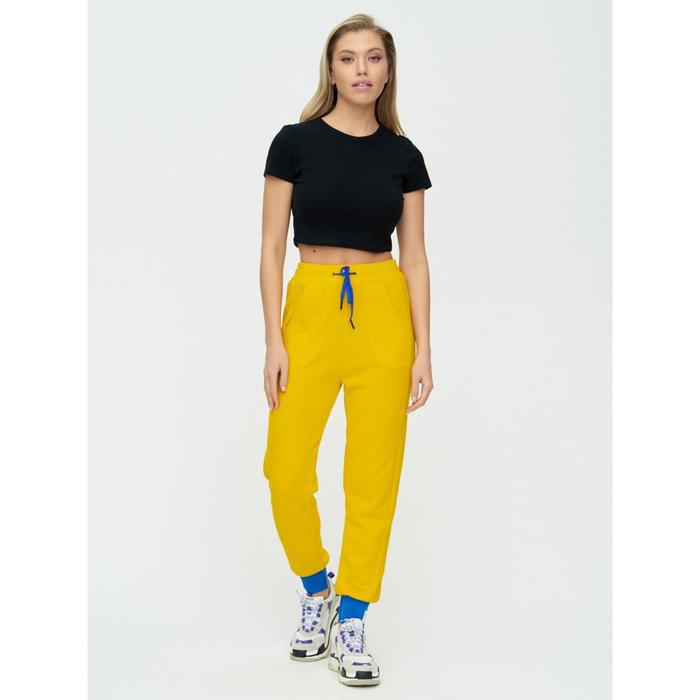 фото Спортивные брюки женские желтого цвета, размер 44 mtforce