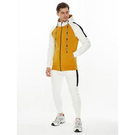 

Спортивный костюм мужской, размер 48, цвет горчичный