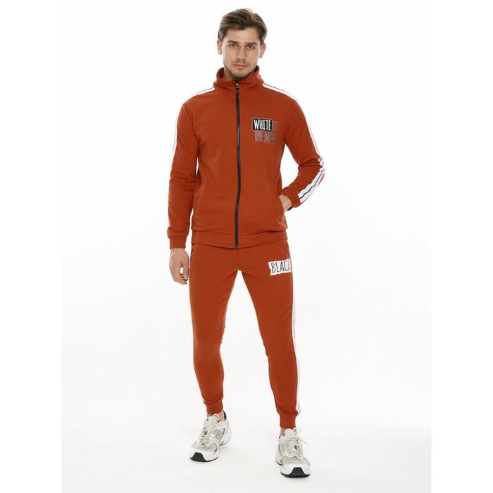 фото Спортивный костюм мужской оранжевого цвета, размер 44 mtforce