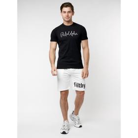 

Футболка мужская, размер 46, цвет чёрный