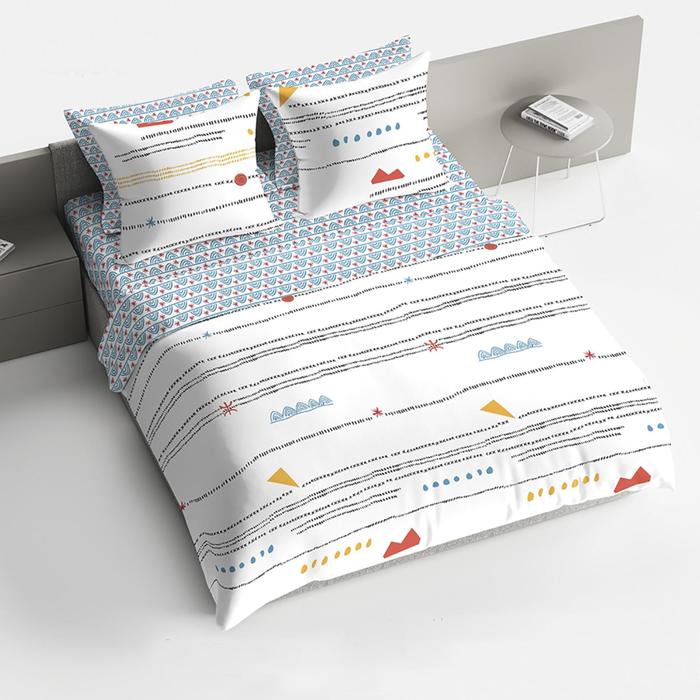 

Постельное бельё евро «Миро», размер 220x215 см, 205x215 см, 50x70 см - 2 шт