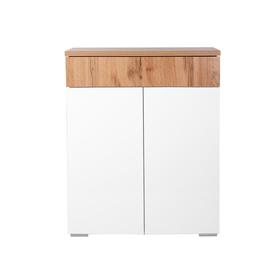 

Комод Сахара двухдверный 750х385х940 дуб ватан/белый лак