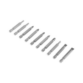 

УЦЕНКА Набор бит TUNDRA, сталь CrV, PH, PZ, SL, Torx х 50 мм, 10 шт.