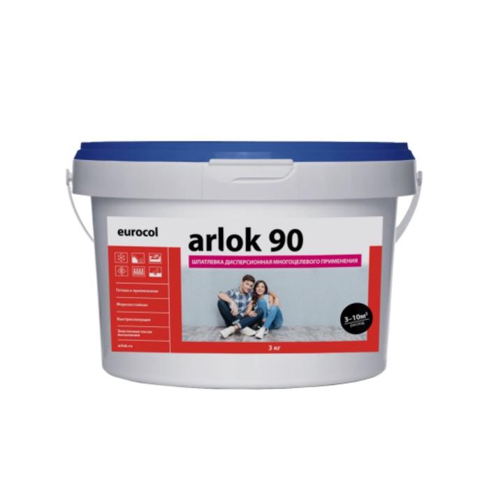 Шпатлевка водно-дисперсионная многоцелевого применения Arlok 90, 1,3 кг