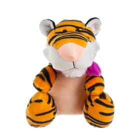 Мягкая игрушка «Тигр в шарфе», на присоске, 12 см, цвета МИКС Ош