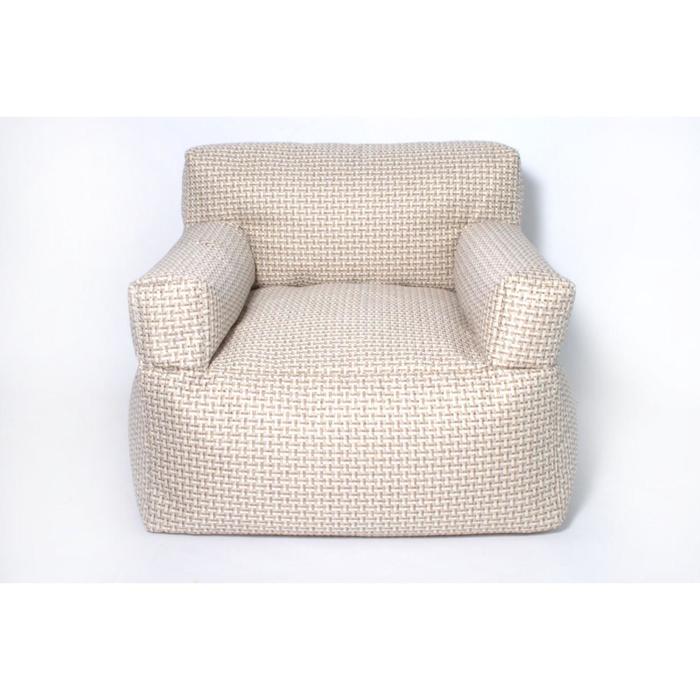 Кресло бескаркасное «Уют», размер 80x90 см, цвет бежевый , рогожка