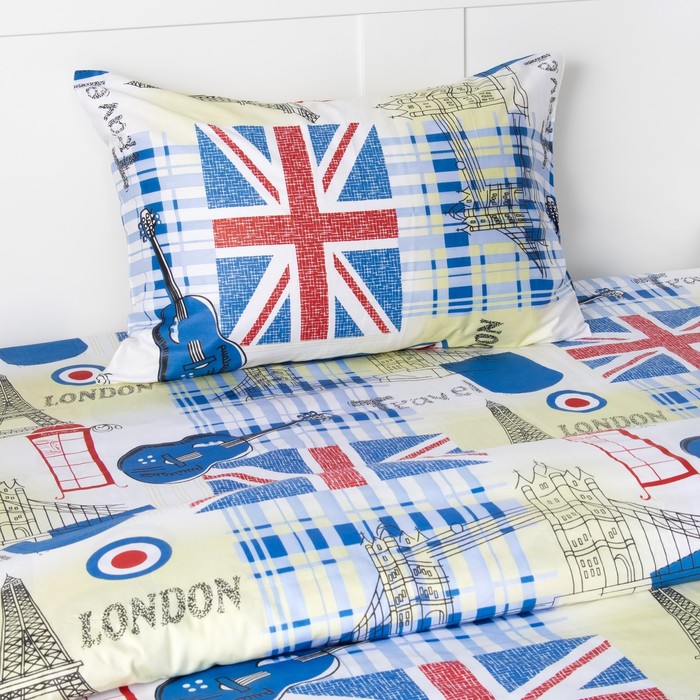 Постельное бельё "Этелька" 1,5 сп., Ламанш, размер 150х210 см, 150х210 см, 50х70 см