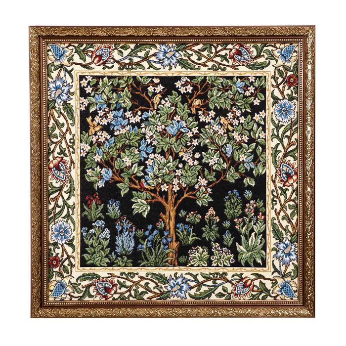 Гобеленовая картина Древо жизни Морис 50х50 см