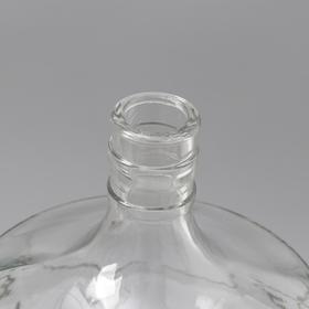 

Бутыль стеклянный «GJR. Прозрачный», 18,9 л, без резьбы