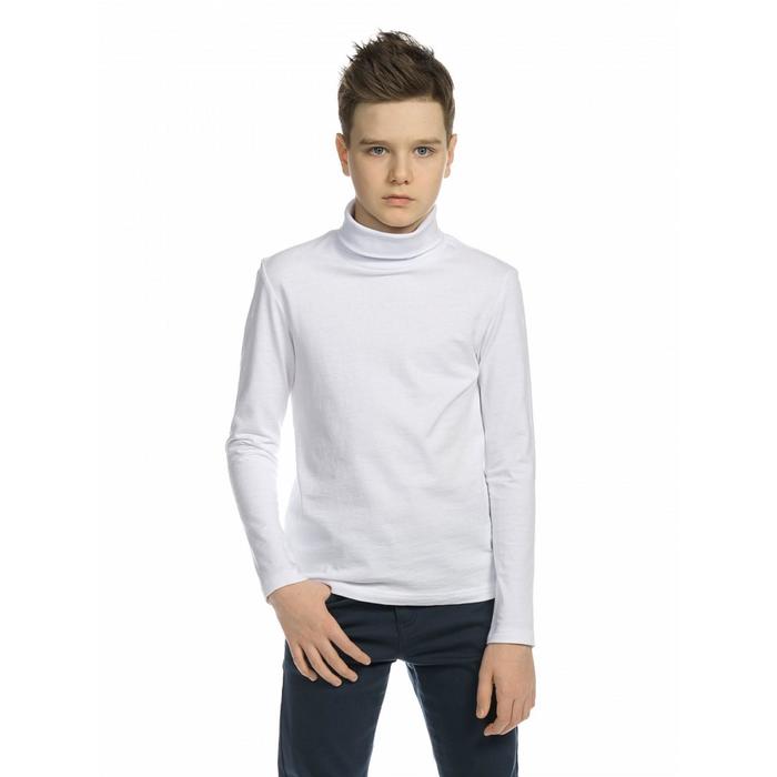 Джемпер для мальчиков, рост 164 см, цвет белый джемпер для мальчиков рост 164 см цвет малиновый