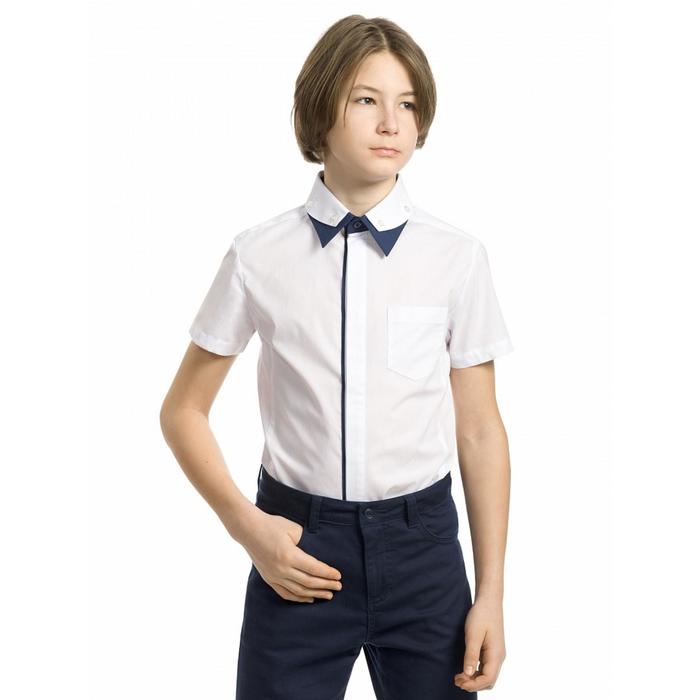 Сорочка верхняя для мальчиков, рост 122 см, цвет белый сорочка верхняя для мальчиков рост 122 см цвет белый