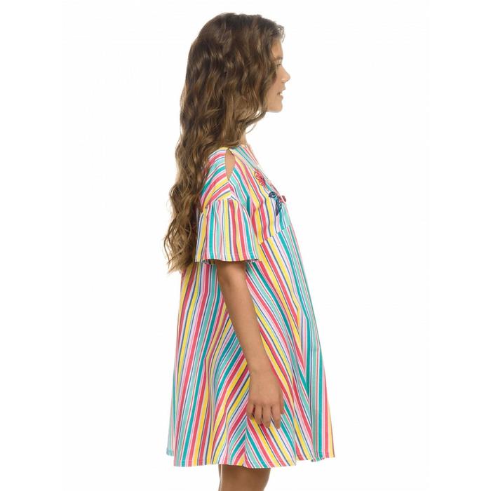 Платье для девочек, рост 116 см, цвет ментоловый