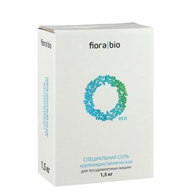 Экологичная соль для посудомоечных машин Fiora Bio, крупокристаллическая, 1.5 кг