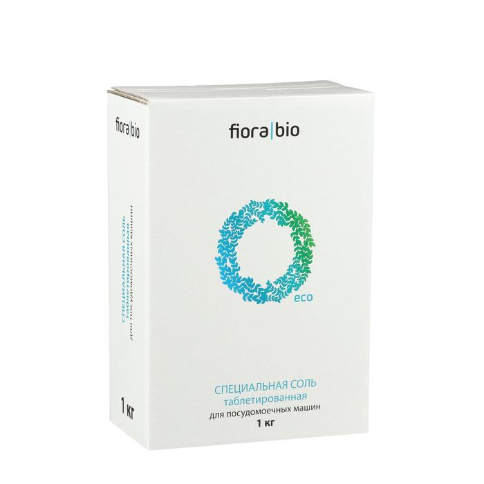 

Экологичная соль для посудомоечных машин Fiora Bio, таблетированная, 1 кг