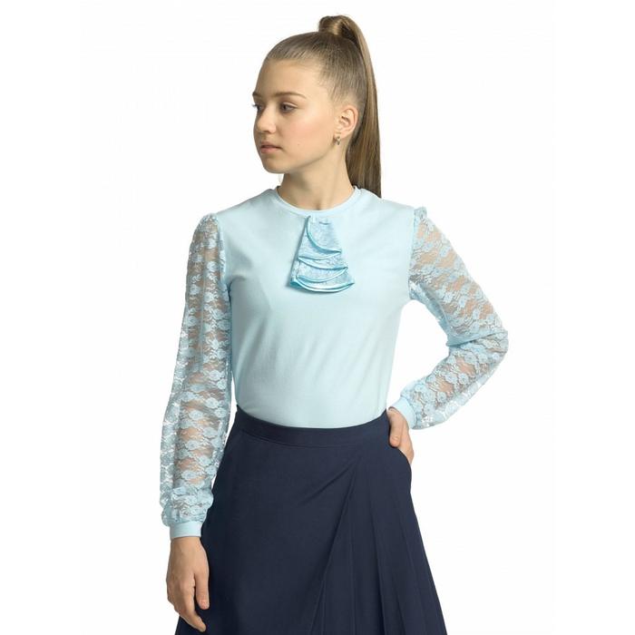 платье для девочек рост 152 см цвет голубой Джемпер для девочек, рост 152 см, цвет голубой