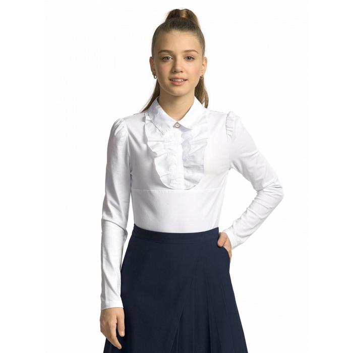 Джемпер для девочек, рост 152 см, цвет белый джемпер для девочек рост 152 см цвет серый