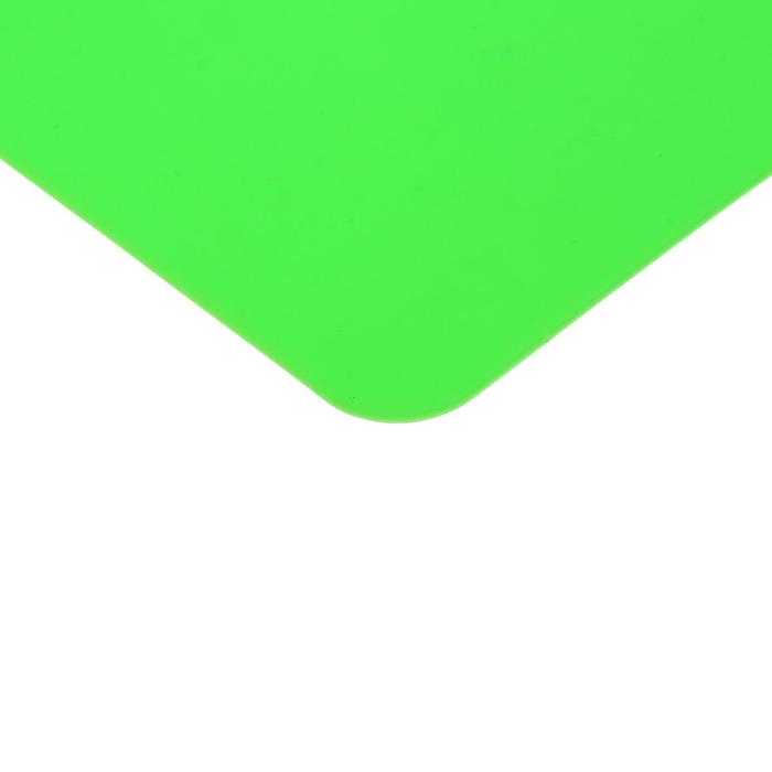 фото Доска для лепки пластиковая а4 calligrata "яркое творчество", неон зелёный