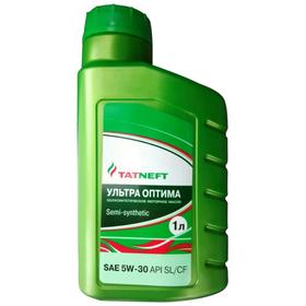 

Моторное масло Татнефть-Ультра Оптима 5w-30, полусинтетическое, 10 л