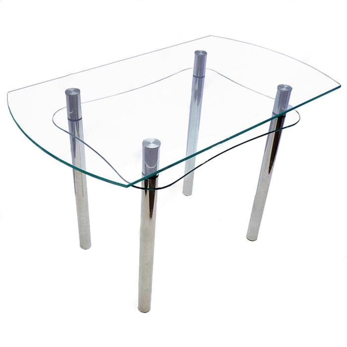 Обеденный стол «Эдгар1» прозрачный, 1150 × 660 × 740 мм, стекло, триплекс 5+5 обеденный стол эдгар1 прозрачный 1150 × 660 × 740 мм стекло триплекс 5 5
