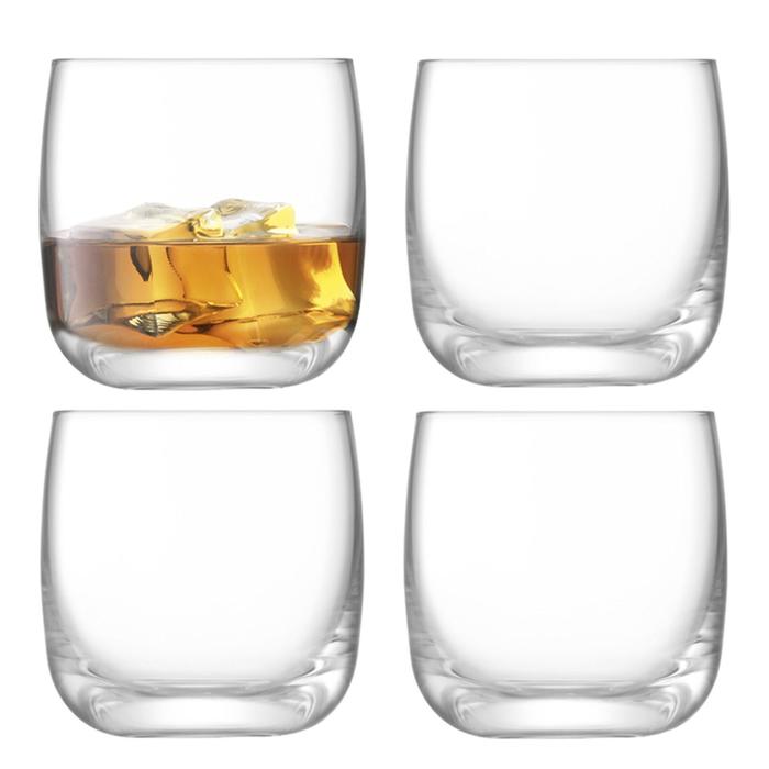 Набор низких стаканов Borough, 300 мл, 4 шт набор стаканов низких асимметрия 250 мл 6 шт