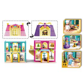 

Конструктор блочный «Дом», 287 деталей