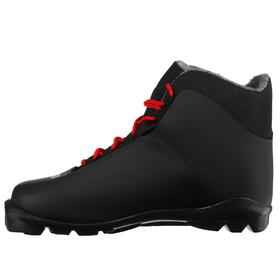 Ботинки лыжные TREK Level 2 SNS, цвет чёрный, лого красный, размер 37 от Сима-ленд
