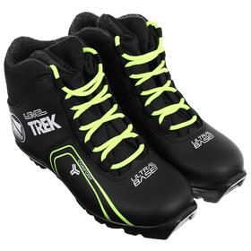 

Ботинки лыжные TREK Level 1 NNN, цвет чёрный, лого неон, размер 43