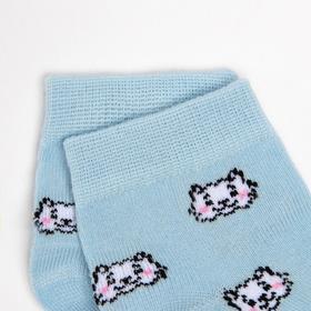 

Носки детские «Барашки» цвет голубой, размер 20-22