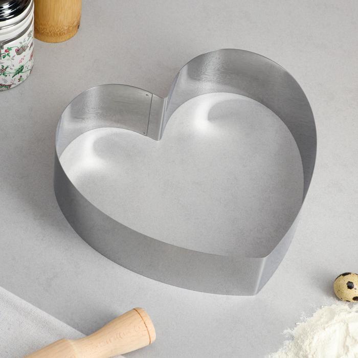 

Форма для выпечки и выкладки "Сердце", H-6,5 см, 24 х 24 см