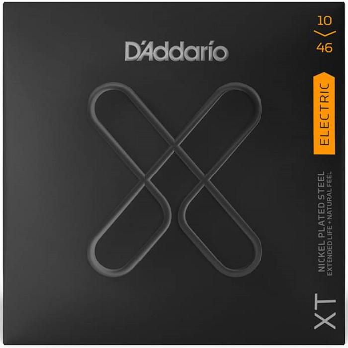 фото Струны для электрогитары d'addario xte1046 xt никелированные, 10-46, с покрытием d`addario