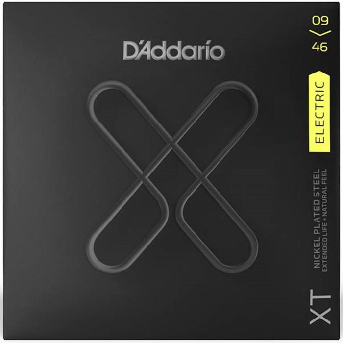 фото Струны для электрогитары d'addario xte0946 xt никелированные, 9-46, с покрытием d`addario