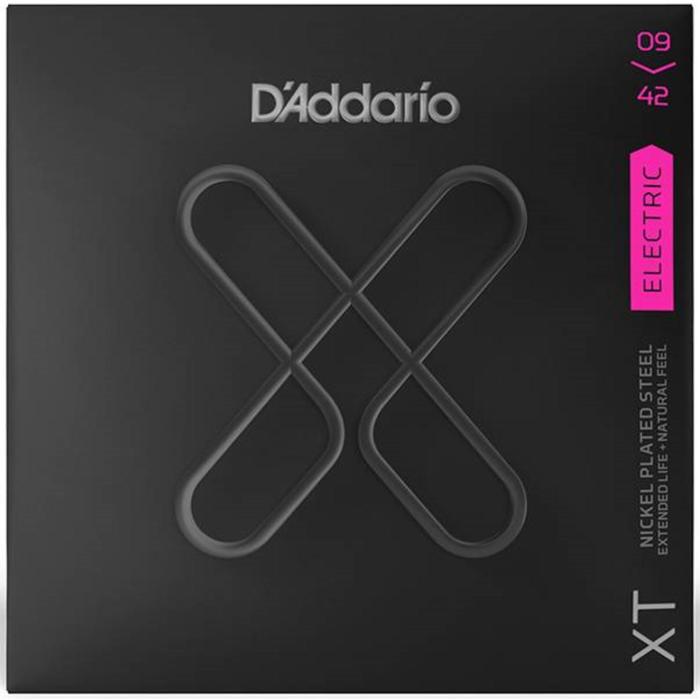 фото Струны для электрогитары d'addario xte0942 xt никелированные, 9-42, с покрытием d`addario