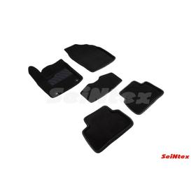 

Коврики 3D для Toyota C-HR, 2WD, 2016-2019, черные , комплект