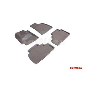 

Коврики 3D для Toyota Highlander II, 2007-2013, серые , комплект