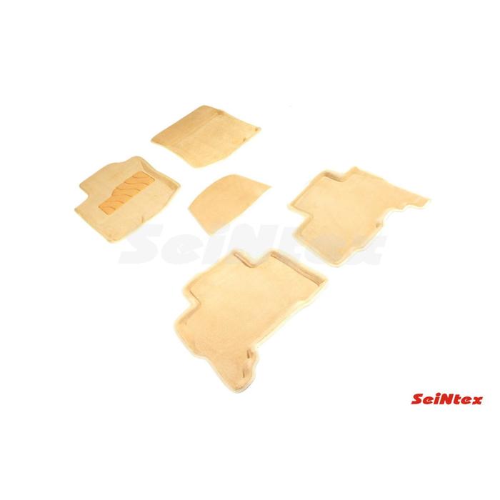 

Коврики 3D для Toyota Land Cruiser Prado 150, 2009-2013, бежевые , комплект