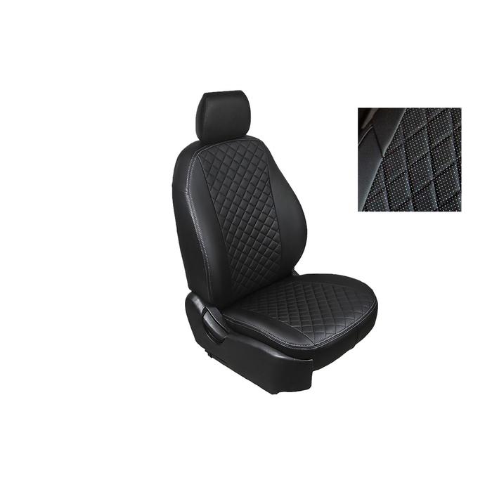 

Авточехлы для Mazda CX5 Drive Direct, (40/60), 2012-2017, Ромб , экокожа, набор