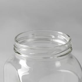 

Банка стеклянная «Квадро», ТО-82 мм, 900 мл