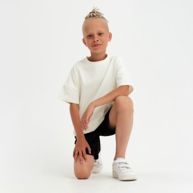 

Футболка детская MINAKU:Basic line kids цвет экрю, рост 122