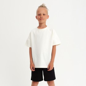 

Футболка детская MINAKU:Basic line kids цвет экрю, рост 152