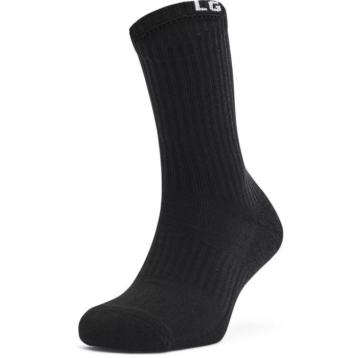 фото Носки 3 пары under armour core crew 3pk socks, размер 41-45 (1358345-001)