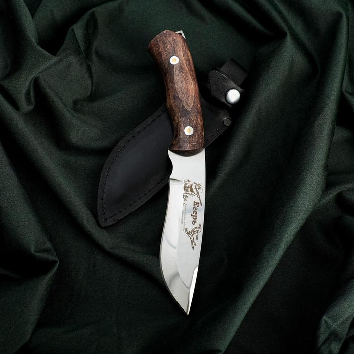 Нож Егерь, нержавеющая сталь 65х13 нож кавказский шаман сталь 65х13 гарда мельхиор