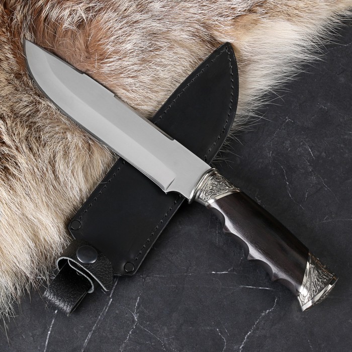Нож кавказский Беркут 2 сталь - 65Х13, гарда нож кавказский север с ножнами сталь 65х13 рукоять бук